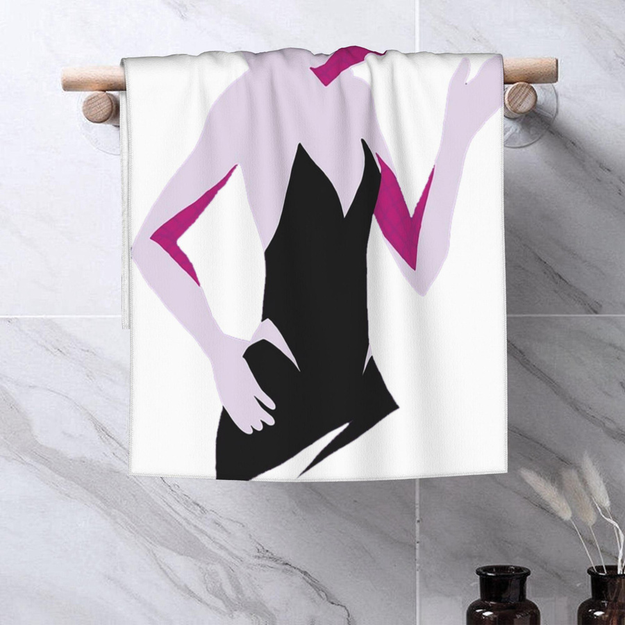 Creative Man Spider Gwen Spiderverse Gesichtstuch, weiß, B: 40 cm, H: 60 cm - Bild 2