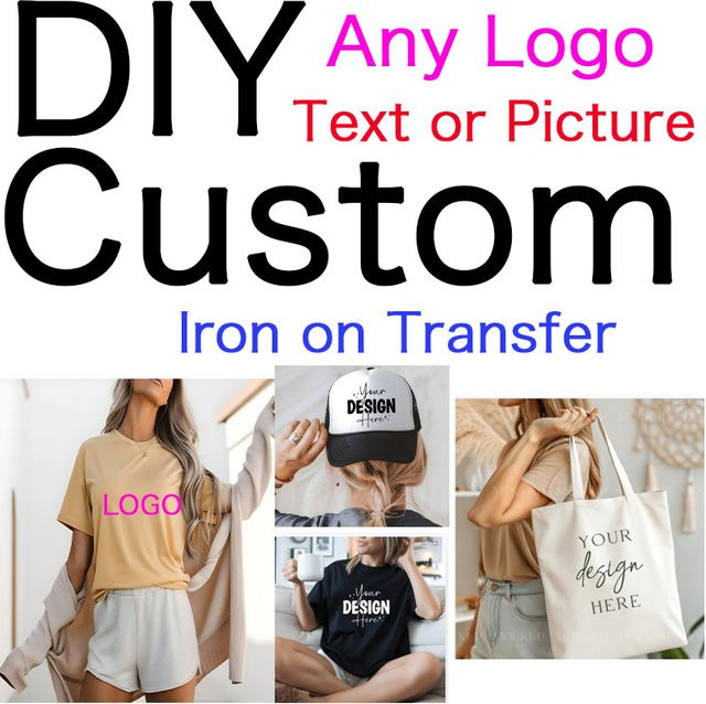 Individuelle DTF-Wärmeübertragungspatches für Kleidung und T-Shirts mit eigenem Logo oder Bild zum Aufbügeln - Bild 1