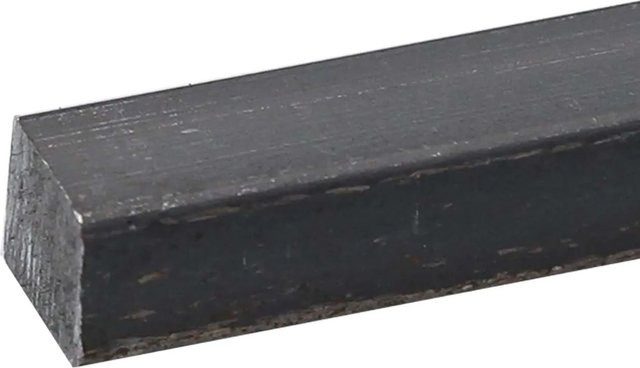 Arcansas Vierkantstange aus Stahl in Silber, B/T/H: 1,2 x 1,2 x 100 cm - Bild 1