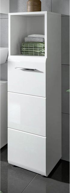 Inn.Furn Badezimmer Kommode Cover in Weiß Hochglanz, B/T/H: 110 x 30 x 30 cm - Bild 1