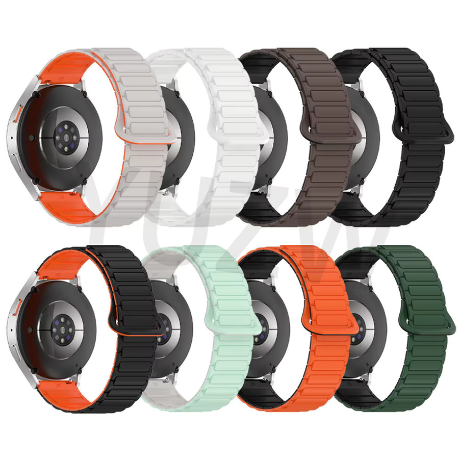 Correa Uhrenarmband Silikon, zweifarbig, Schwarz - Bild 5