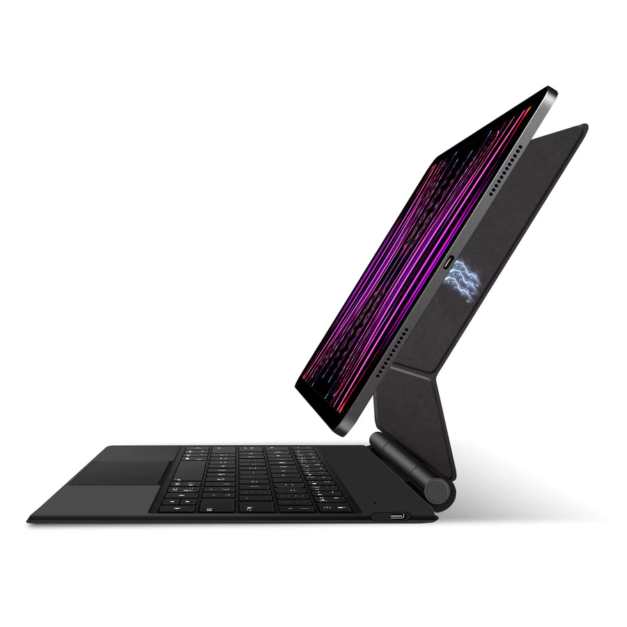 AJIUYU Pogo-Pin Tastatur Hülle für iPad Pro 12,9 Zoll und iPad Air 13 Zoll M4 M3 M2 Magic Keyboard kompatibel - Bild 5