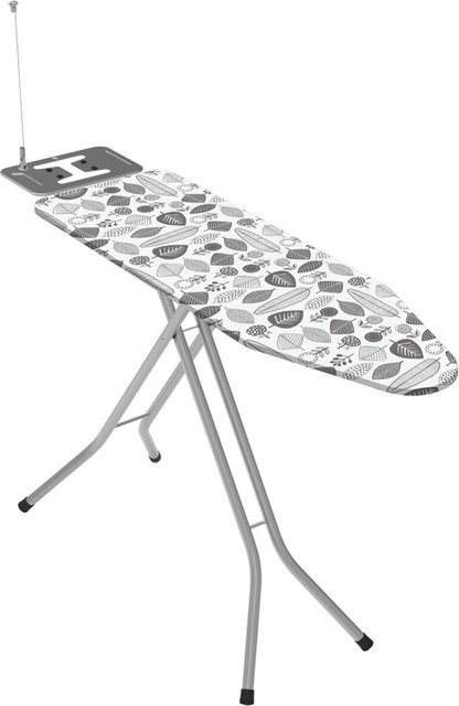 Michelino Bügeltischstation in Weiß mit Stoffbezug, Breite: 120,0 cm, Höhe: 38,0 cm - Bild 1