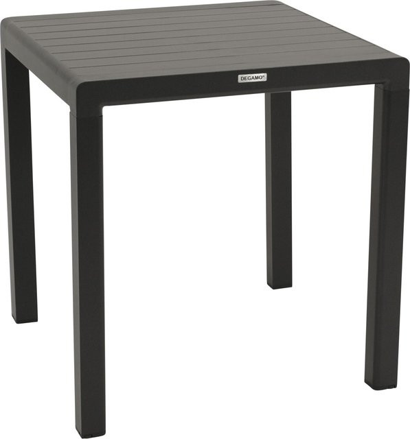 DEGAMO Bistrotisch PARIS aus Aluminium in Anthrazit, B/T: 70 x 70 cm - Bild 1
