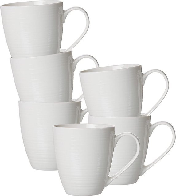 Ritzenhoff & Breker Suomi XXL Jumbobecher 550 ml 6er Set Weiß - Bild 1