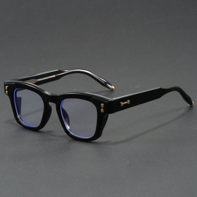 cs cojos Korrektionsbrille, quadratisch, Schwarz, Vollrand, Kunststoff, Männer, Blaulichtfilter - Bild 1
