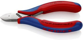 KNIPEX Elektronik-Seitenschneider mit durchgestecktem Gelenk und Mehrkomponenten-Hüllen, Multicolor - Bild 2