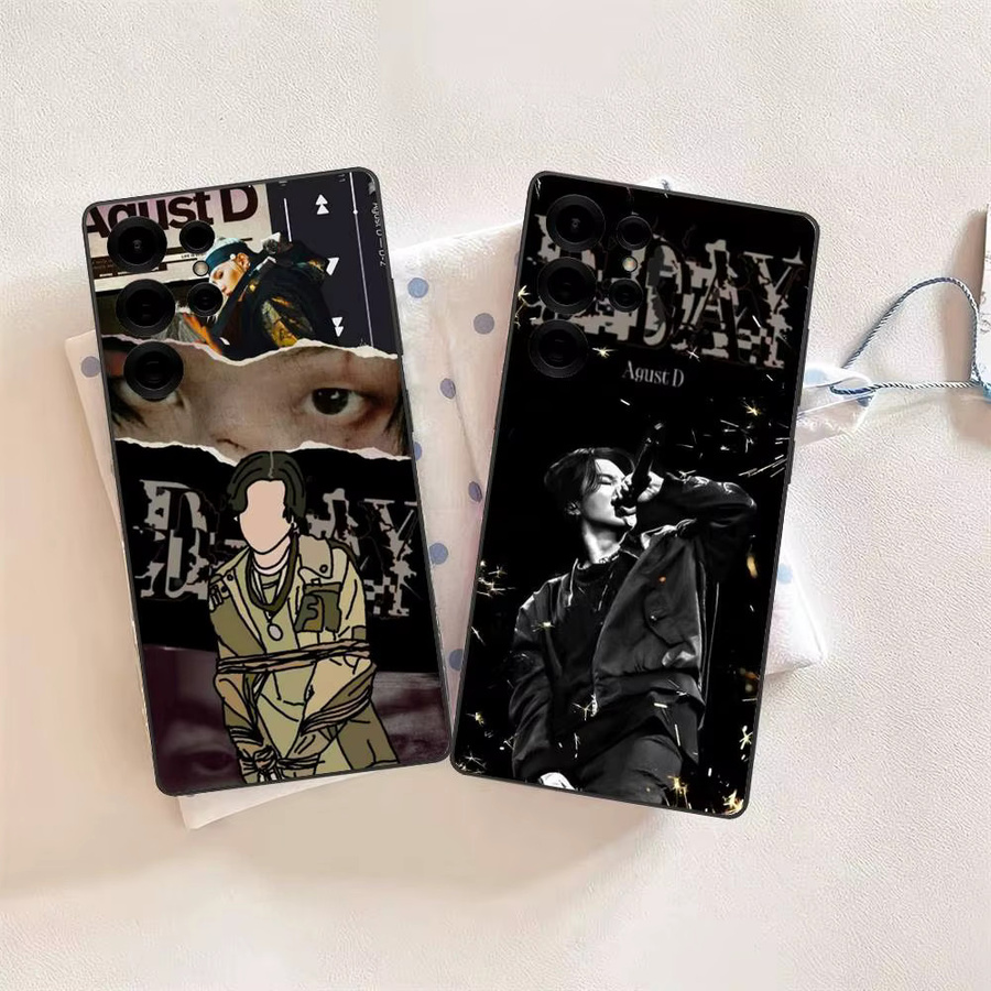 Singer A-Agust D S-SUGA Handyhülle für Samsung Galaxy S24 Ultra, S23, S22, S21, S20, S24 FE, S20 Lite, S21 FE, S22 Ultra 5G, Multicolor - Bild 2