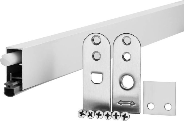 SO-TECH Automatische Türbodendichtung zum Einfräsen in Silber, Breite: 98,5 cm - Bild 1