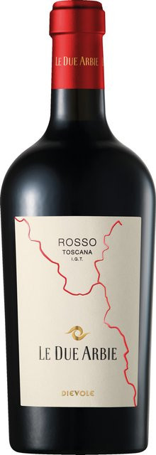 Dievole Le Due Arbie Rosso Toscana IGT Sangiovese trocken 2020 Rotwein 0,75 l - Bild 1