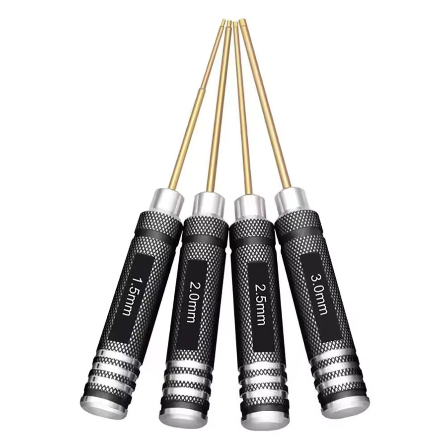 Ninth World Sechskant-Schraubendreher-Set für FPV Racing Drones und ferngesteuerte Autos, 1,5 mm, 2,0 mm, 2,5 mm und 3,0 mm - Bild 4