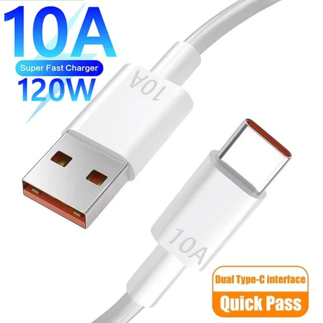 Muzisn USB-C Ladekabel und Datensynchronisationskabel in Weiß, 1 m und 2 m - Bild 1