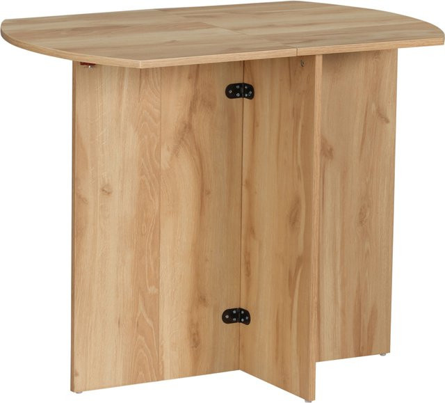 HOMCOM Klappbarer Esstisch in Eiche, moderner Beistelltisch und Küchentisch, B/T/H: 90 x 60 x 74 cm - Bild 1