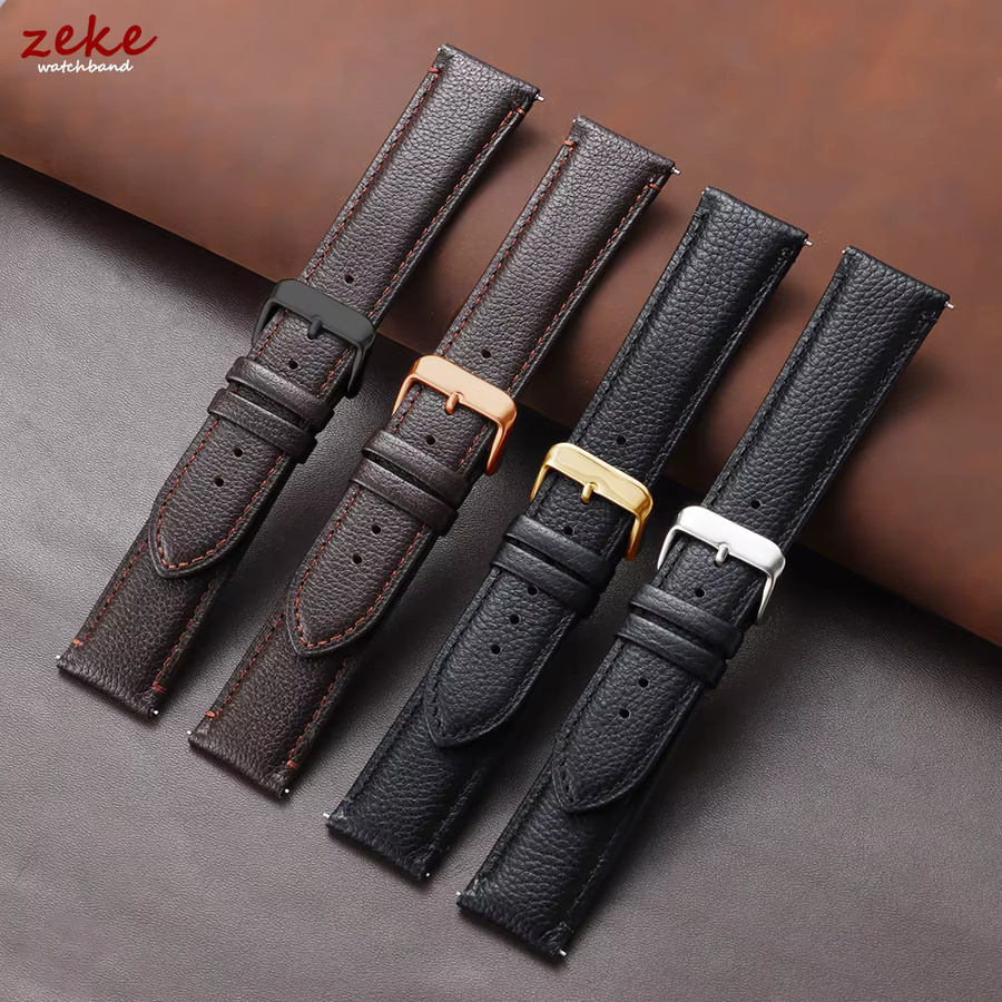 crazyband Uhrenarmband Kalbsleder, 20 mm, 22 mm, Herren und Damen - Bild 2
