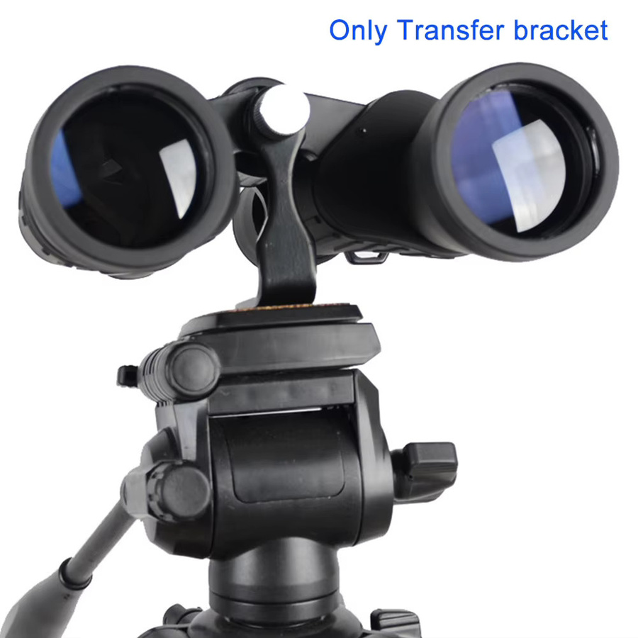 Lousxy L-Typ Metall Stativadapter in Schwarz zur Halterung von Ferngläsern und Teleskopen - Bild 5
