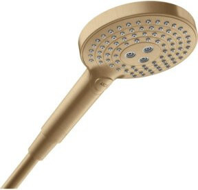 Hansgrohe Axor Handbrause EcoSmart mit 3 Strahlarten in Brushed Bronze, Durchmesser: 12 cm - Bild 1