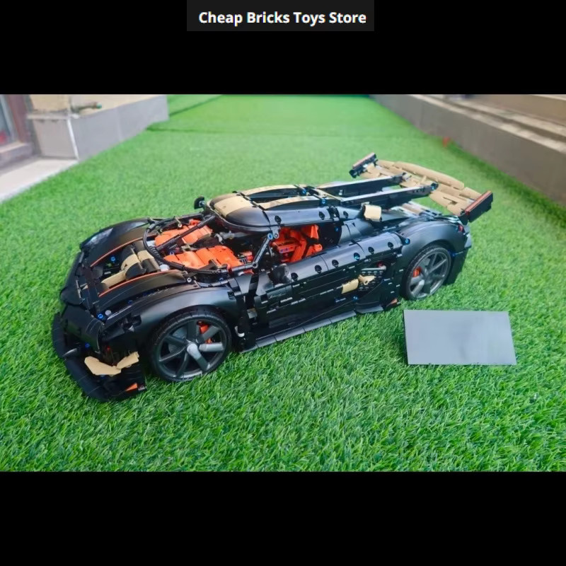 Hot Toys V8 Rennwagen Supercar Hypercar, Technische Fahrzeugmodell-Bausteine, 4104 Teile, ab 18 Jahren - Bild 2