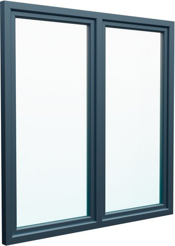 Josef Meeth Balkontür in Silber mit 3-fach Wärmeisolierverglasung, B/H: 155 x 215 cm - Bild 1