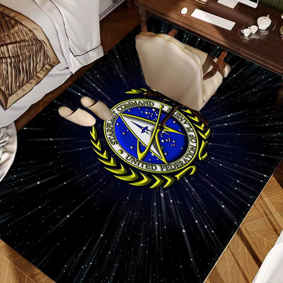 S-Star T-Trek Fußmatte, waschbar und rutschfest für Wohnzimmer, Küche oder Eingangsbereich - Bild 5