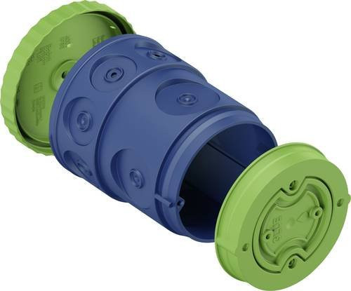 Spelsberg Großrohrdose Blau B/T/H: 8,35 x 8,35 x 12,3 cm - Bild 1