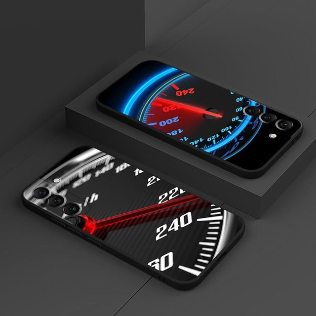 Samsung Galaxy Handyhülle im Sportwagen-Armaturenbrett-Design für verschiedene Modelle wie A10, A20, A30, A04s und A05s - Bild 1