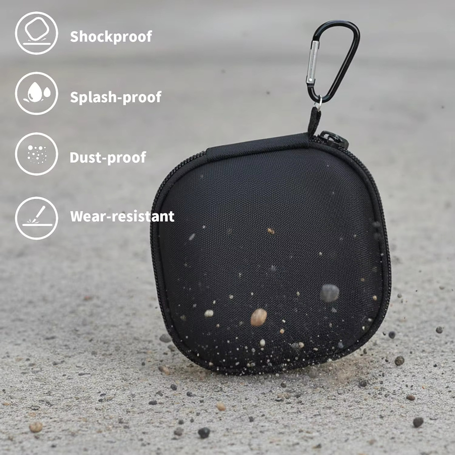 Schutzhülle für Bose SoundLink Micro 2. Generation Bluetooth-Lautsprecher mit Netztasche, Schwarz - Bild 5