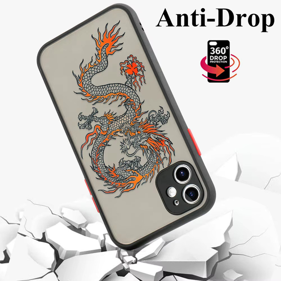 Samsung Dragon Handyhülle mit weicher matter Abdeckung für verschiedene Modelle wie S24 Ultra, S23 FE und A55 5G - Bild 2
