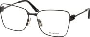 Balenciaga BB 0339O Korrektionsbrille, Vollrand, quadratisch, Metall, black, Damen - Bild 1