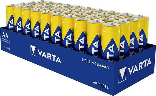 Varta LONGLIFE Power Mignon AA Batterie Alkali-Mangan 1.5V 40er Packung - Bild 1