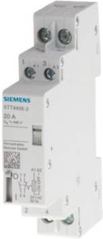 Siemens Fernschalter Hutschiene 5TT4402-2 mit 2 Schließern 400V 20A in Weiß - Bild 1