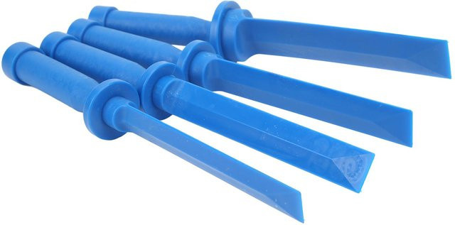 Igeteck Universal Meißel Schaber Set aus Kunststoff, 4 Stück, Blau - Bild 1