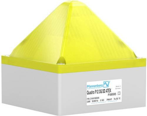 Pfannenberg Blitzleuchte QUADRO gelb aus Kunststoff - Bild 1