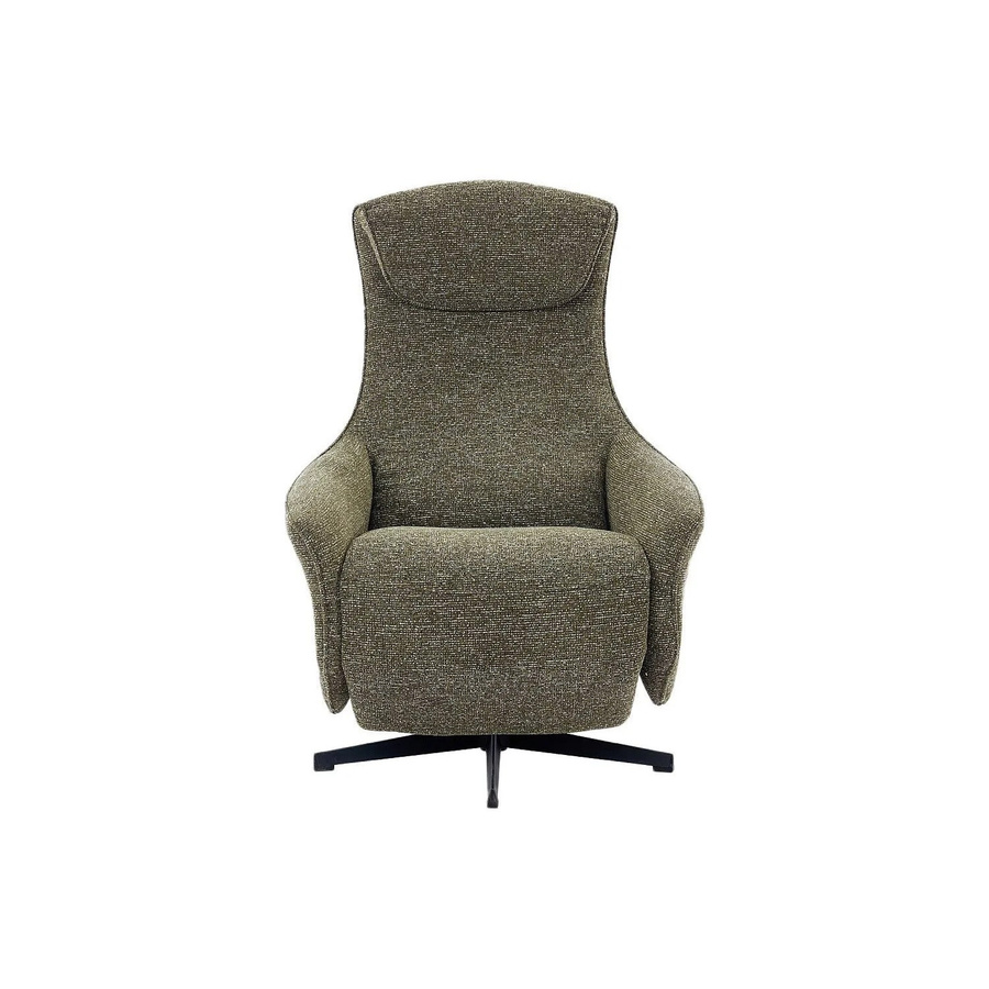 Vente-unique Relaxsessel Tasemo in Grün mit Armlehnen und Schwenkfunktion - Bild 2
