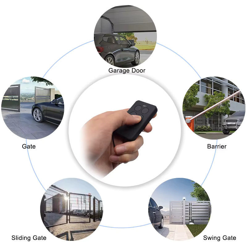 Aprimatic TX2M Garagenfernbedienung Torsteuerung Rolling Code Sender Schwarz 433,92 MHz - Bild 4