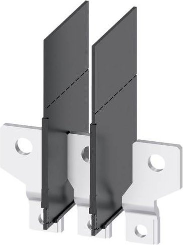 Siemens Anschlusszubehör 3VA9153-0QC00 grau, Breite: 9,5 cm, Tiefe: 6,12 cm - Bild 1