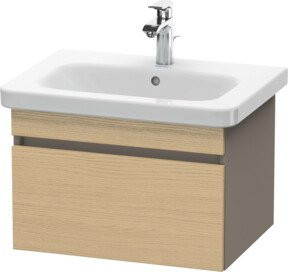 Duravit Waschtischunterschrank DuraStyle in Beige, wandhängend, 1 Auszug, B: 58 cm, T: 44,8 cm, H: 39,8 cm - Bild 1