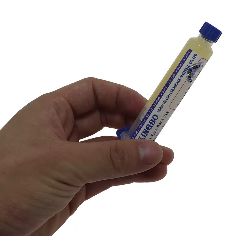 Kingbo RMA 218 Original Flux Lötflussmittel für Reballing und Schweißarbeiten, 10 ml - Bild 2