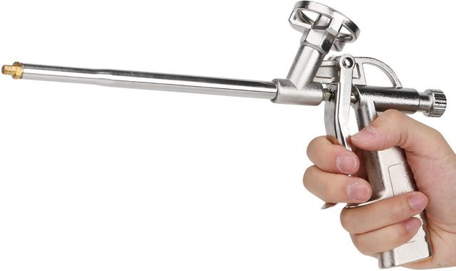 Neoglint Schaum Ausbau Spray Gun Dichtungsmittel Applikator Werkzeug in Grau/Silber - Bild 1