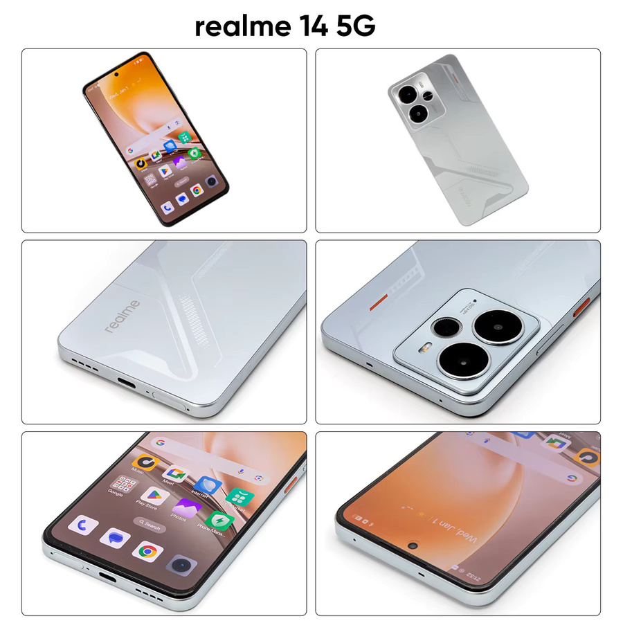 realme 14 5G Smartphone mit Snapdragon 6 Gen 4, 6000 mAh Akku, 6,67 Zoll 120Hz AMOLED-Display und 50 MP Kamera, EU-Version - Bild 4