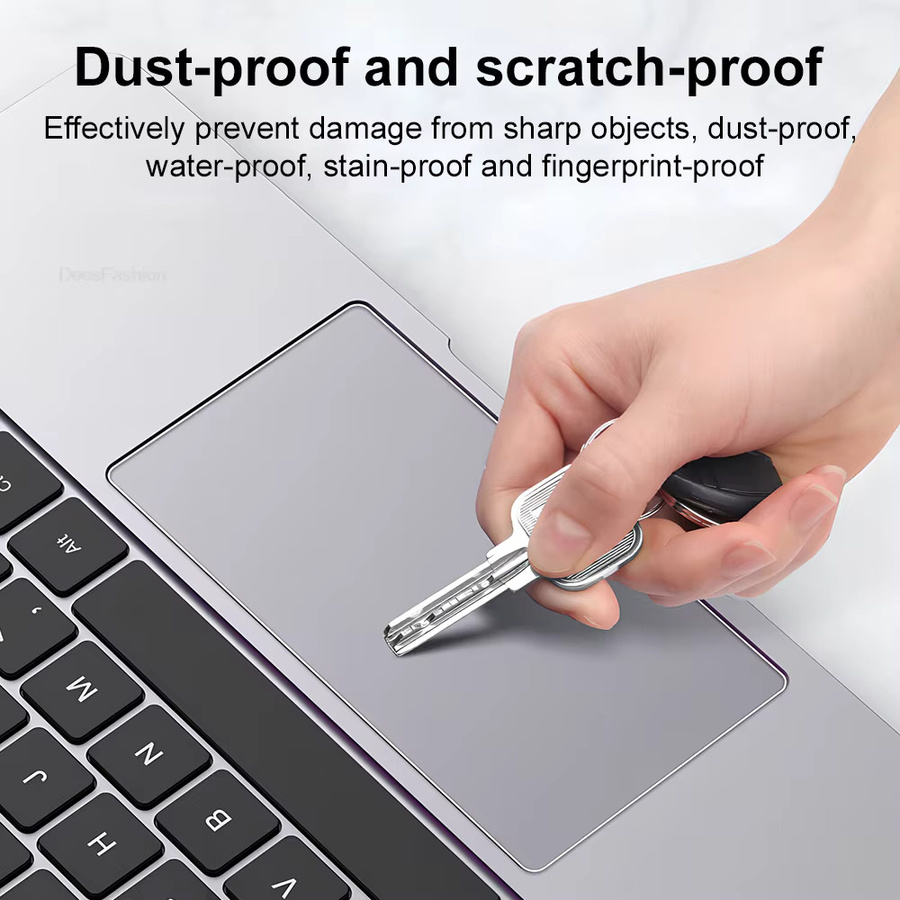 AKABEILA Laptop-Touchpad-Schutzfolie für MacBook Air und Pro (13,3 bis 16,2 Zoll) mit Touch Bar, transparent - Bild 4