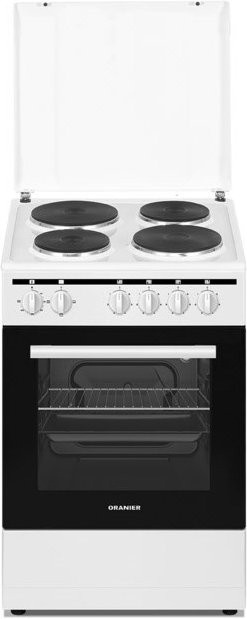 Oranier STE512 Elektroherd in Weiß mit Kochfeld und 48 l Backofenvolumen, Breite: 50 cm - Bild 1