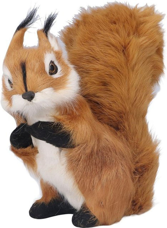 TOMTOP JMS Lebensechtes Eichhörnchen als Gartenornament in Braun - Bild 1