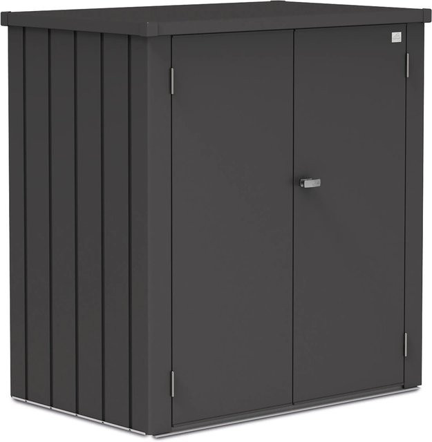 Biohort Terrassenschrank Romeo Dunkelgrau-metallic H x B x T: 140 x 132 x 87 cm - Bild 1
