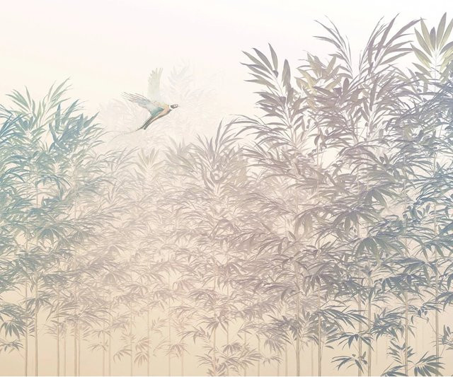 Komar Vliesfototapete Bamboo Paradise Multicolor B: 300 cm, H: 250 cm - Bild 1