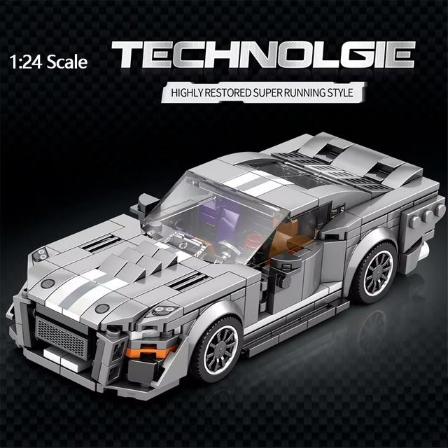 AMAZINGBLOKS City Speed Classic Sportwagen-Bausatz, 437 Teile, 1:24 Maßstab, ab 14 Jahren - Bild 1