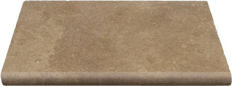 WOHNRAUSCH Beckenrandsteine Keona Brown aus Travertin in Braun/Beige mit Rundstab, B/T/H: 61 x 40,6 x 3 cm - Bild 1