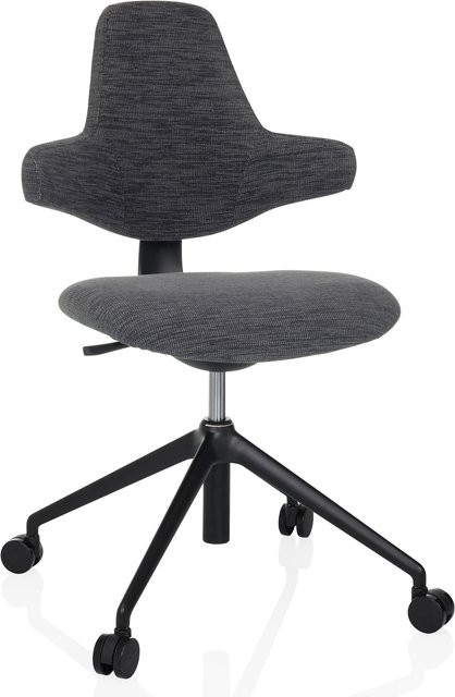 hjh OFFICE Profi Bürostuhl PALIANO moderner Stoff ohne Armlehnen - Bild 1