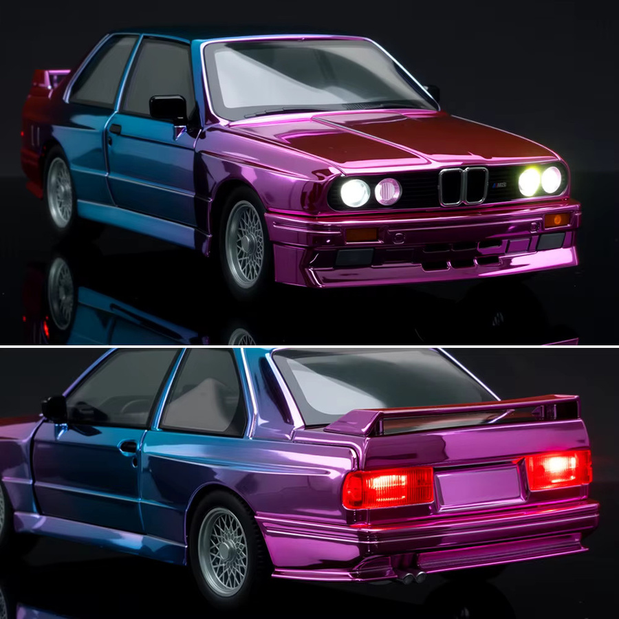 Bburago BMW M3 E30 Legierungsmodell, 1:24, mit Licht und Sound - Bild 3