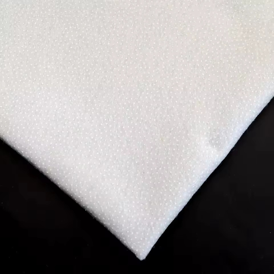Einseitig klebende Baumwoll-Schlagcreme-Einlagen zum Basteln und für DIY-Stoff, Weiß, 110 g/m2 - Bild 3