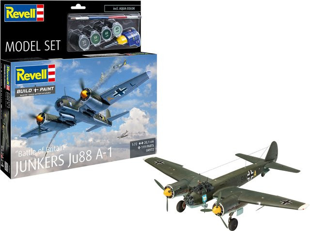 Revell Junkers Ju88 A-1 Battle of Britain, Model Set - Bild 2